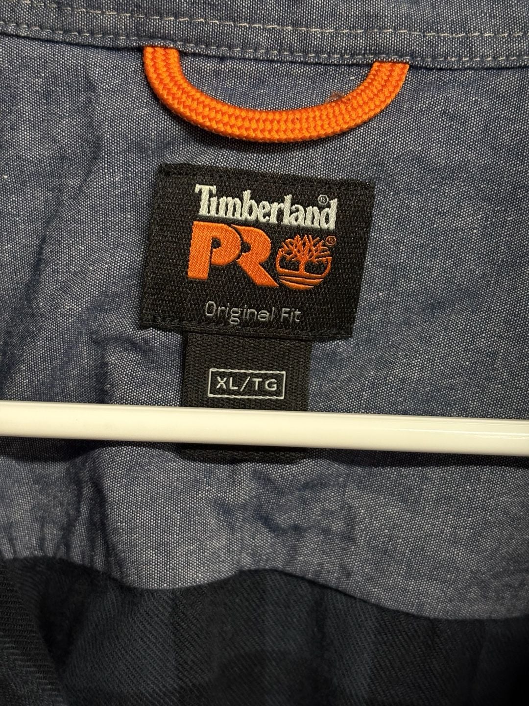 Timberland PRO Men's Woodfort Midweight Flannel Navy Buffalo XL 6