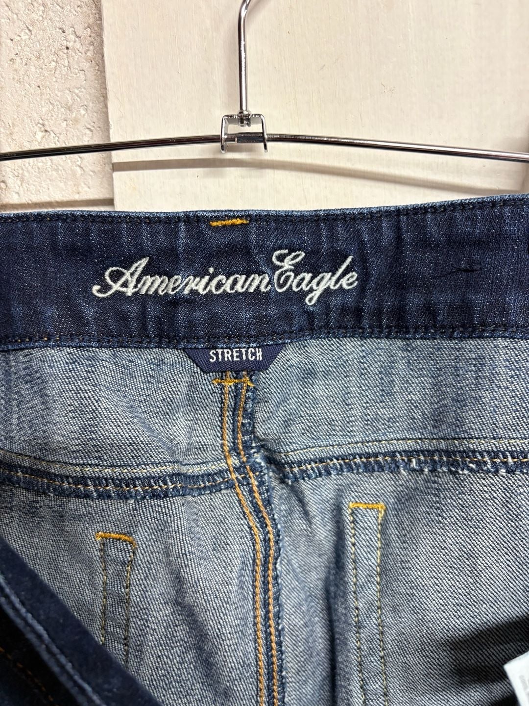 American Eagle Artist Stretch Dark Wash Crop Jeans Women's 6 8