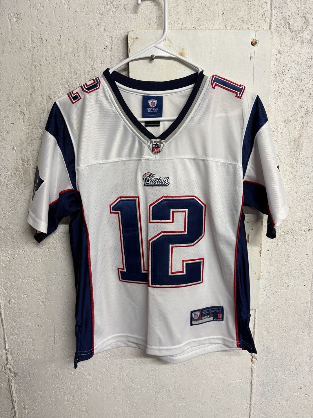 NE Patriots Tom Brady #12 Reebok NFL Premier Jersey Women's Medium 2