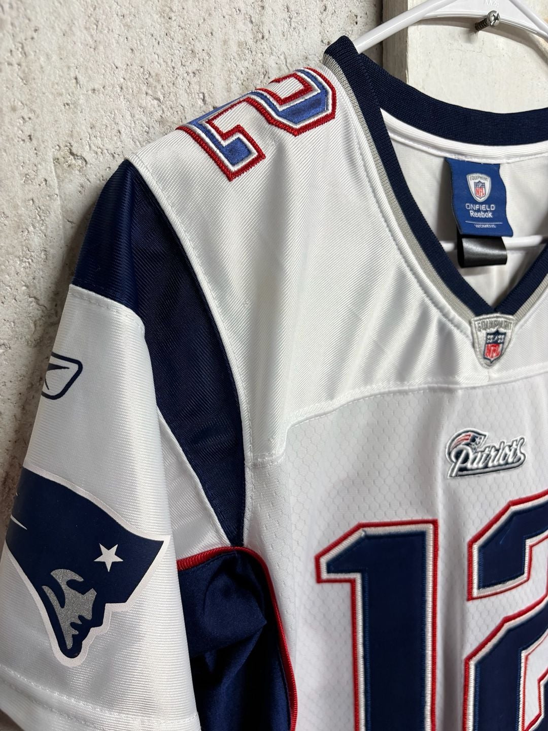 NE Patriots Tom Brady #12 Reebok NFL Premier Jersey Women's Medium 5