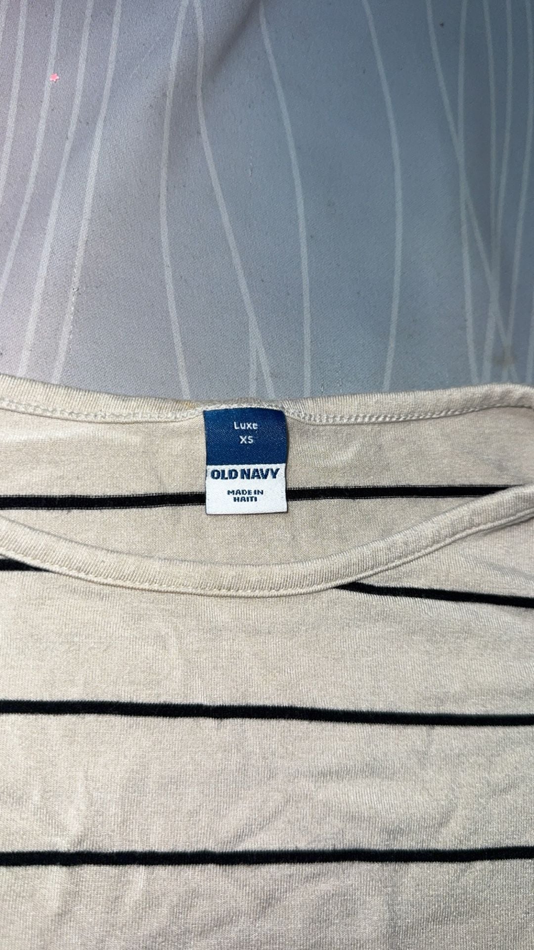 Old Navy Luxe Women's Long-Sleeve Striped T-Shirt XS 3