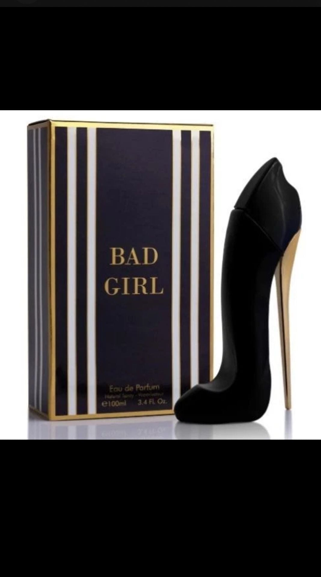 Bad Girl Eau De Parfum for Women 100ml / 3.4 fl. oz. High Heel Shoe Bottle. Dupe from original 1