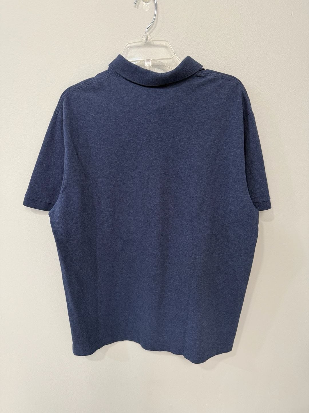 Lot of 2 Lacoste Regular Fit Piqué Polo Shirts - Navy Blue & Black Size XXL 6