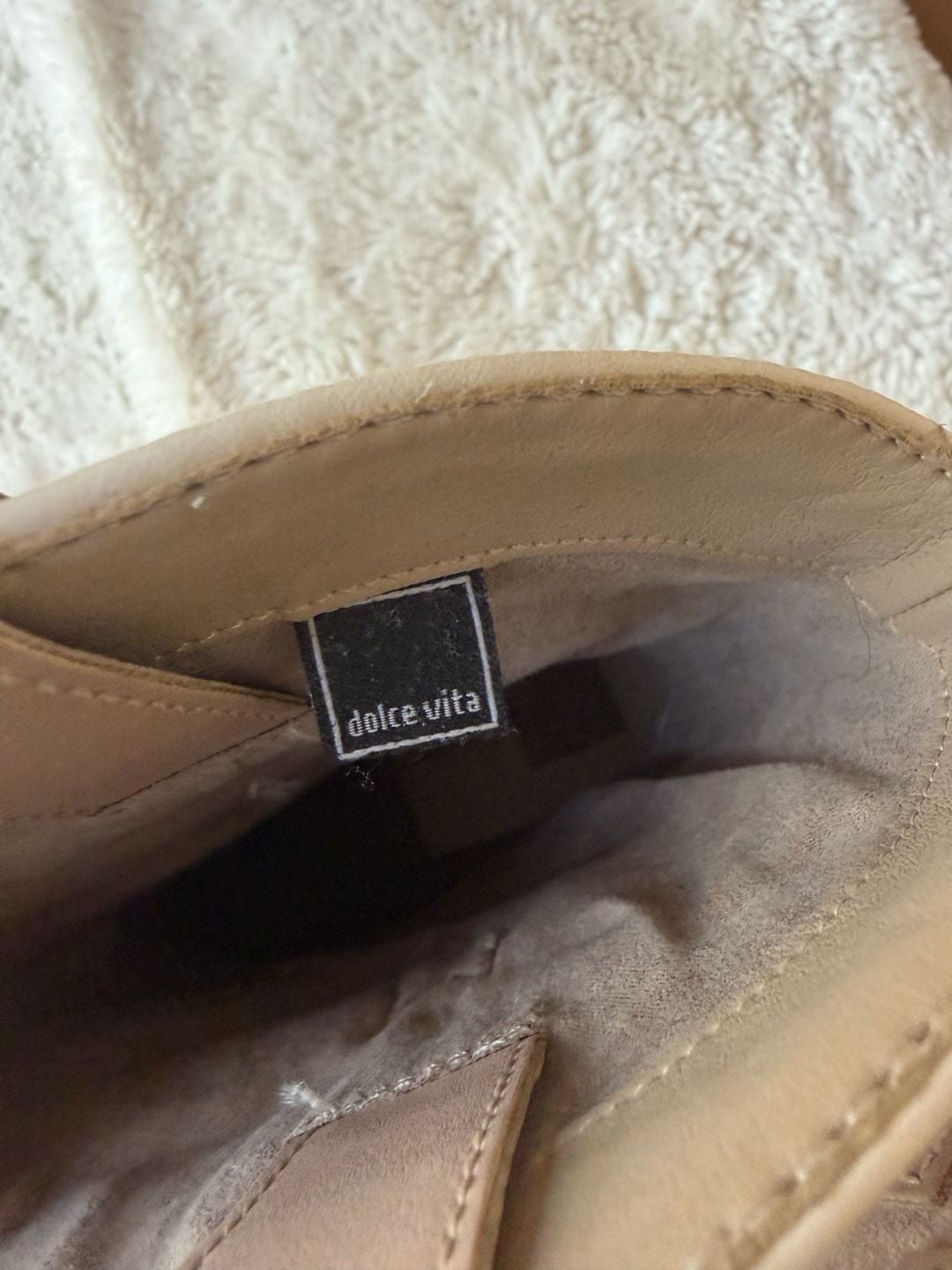 Dolce Vita Landen Western Boot in Dune Suede - size 8.5 3