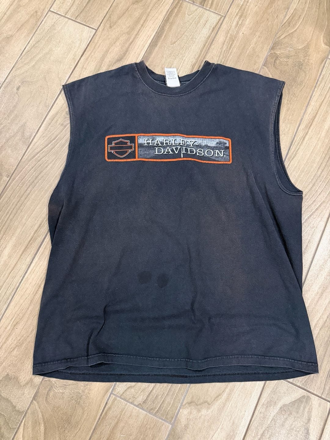 Vintage 2005 Harley-Davidson Roughrider Minot North Dakota Sleeveless T-Shirt 2XL 2
