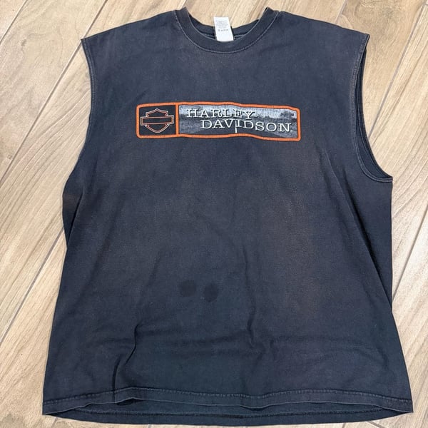 Vintage 2005 Harley-Davidson Roughrider Minot North Dakota Sleeveless T-Shirt 2XL
