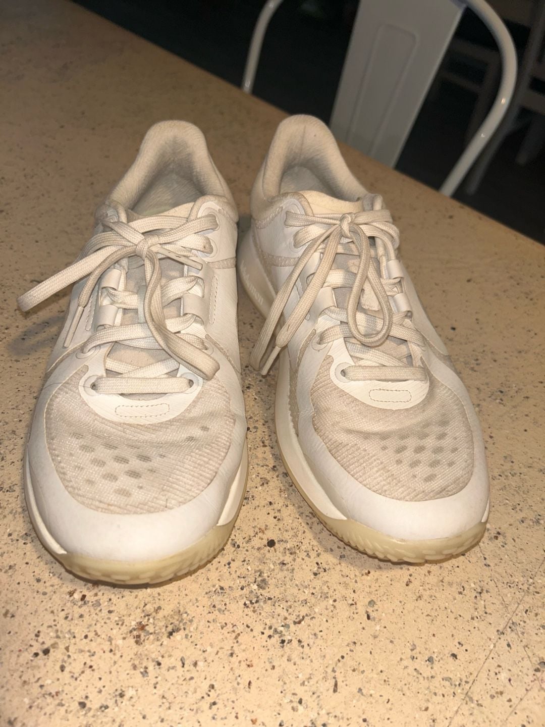 Lululemon Strongfeel Women's Training Shoes White Gum Sole Size 6.5 5