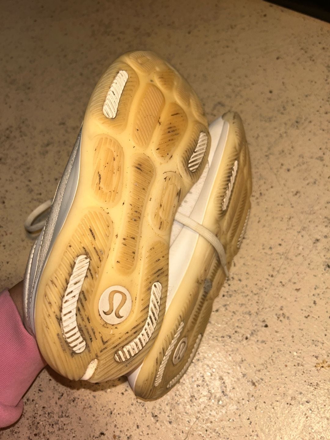 Lululemon Strongfeel Women's Training Shoes White Gum Sole Size 6.5 6