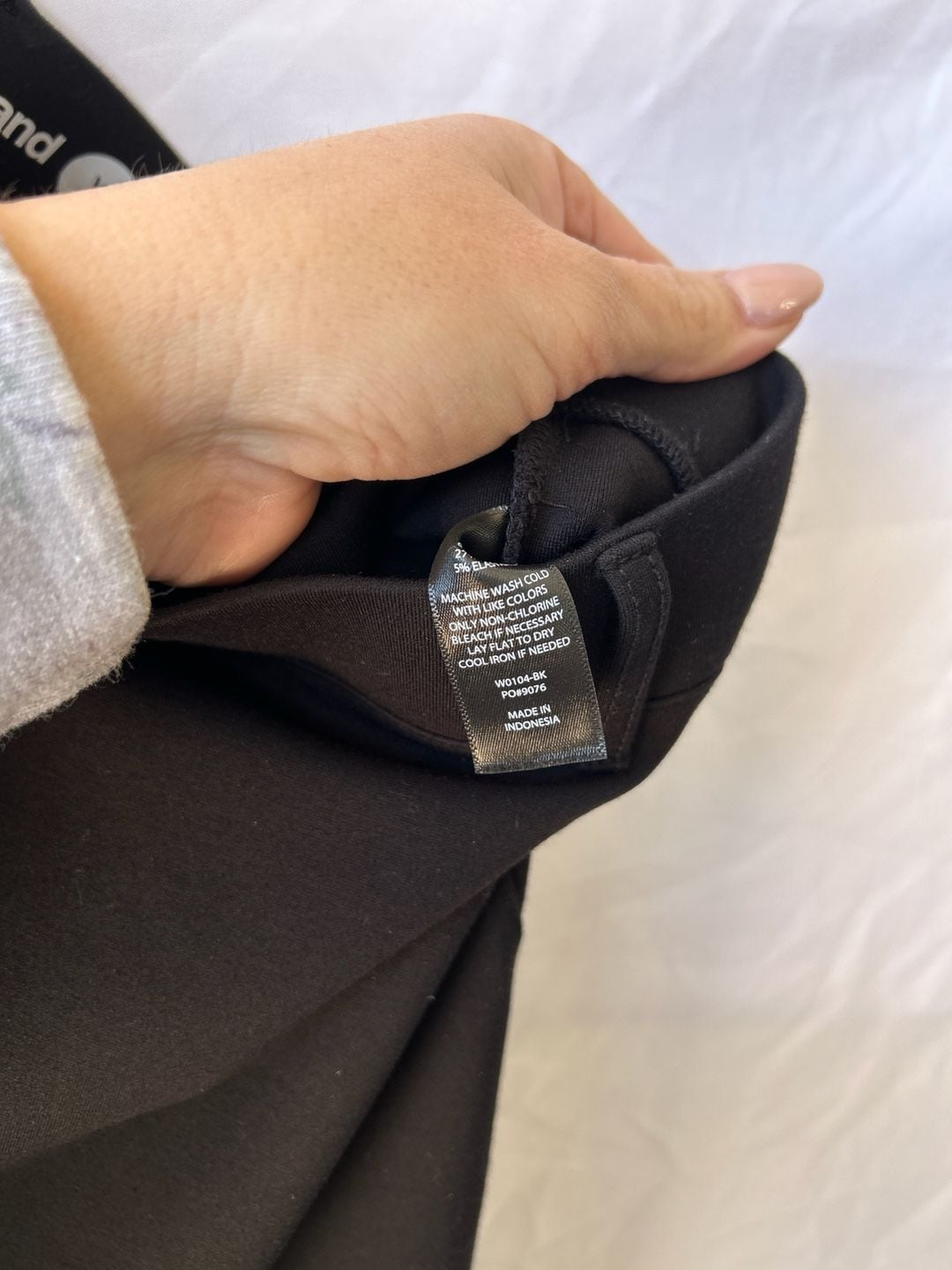 Betabrand Straight-Leg Dress Pant Yoga Pants Black XL 5