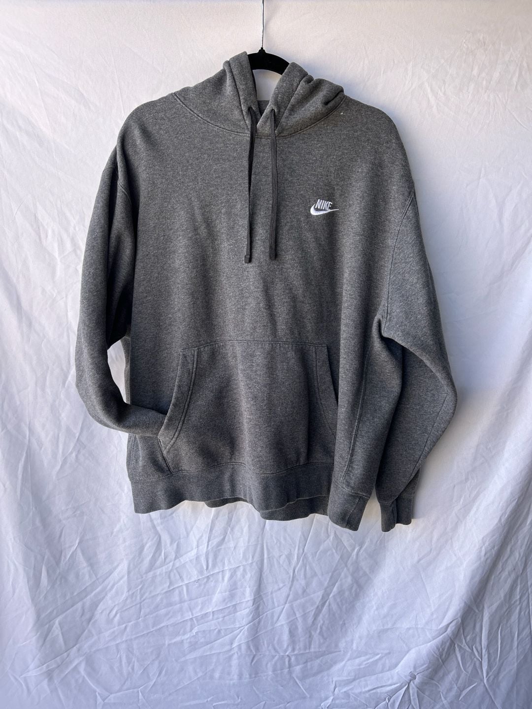 Nike Sportswear Club Fleece Pullover Hoodie Dark Grey Heather XL 2