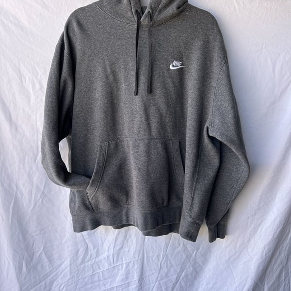 Nike Sportswear Club Fleece Pullover Hoodie Dark Grey Heather XL
