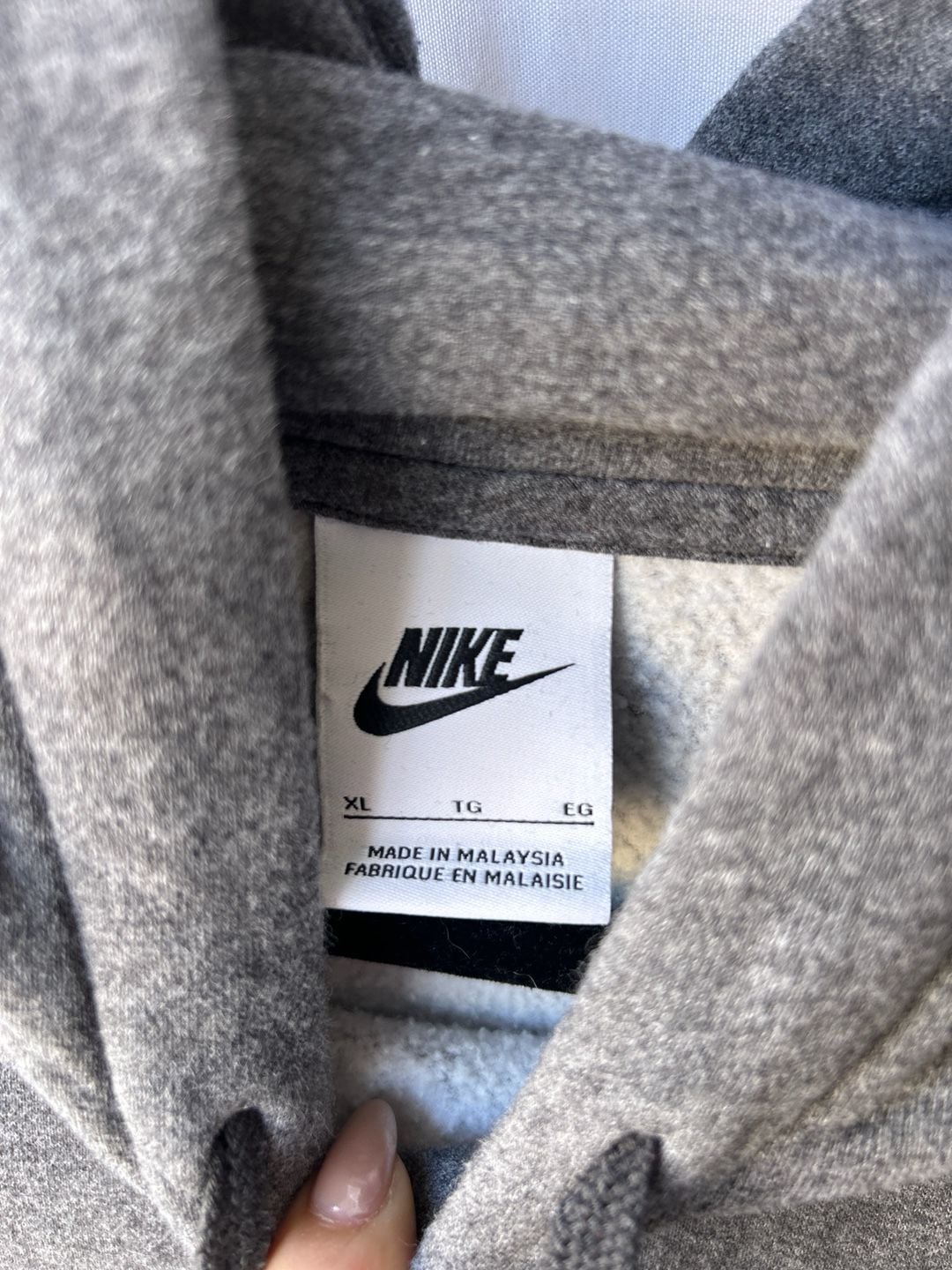 Nike Sportswear Club Fleece Pullover Hoodie Dark Grey Heather XL 3
