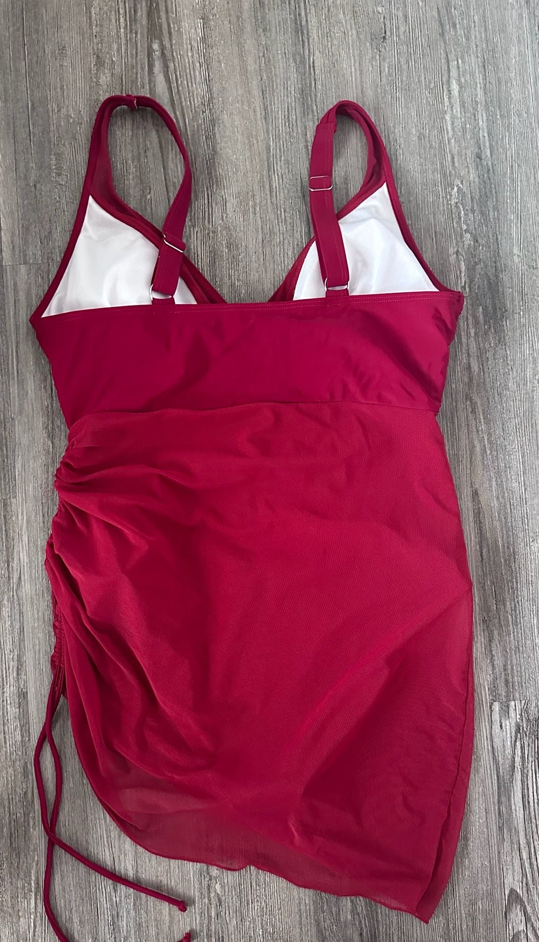 Women's Full-Coverage Swimsuit - with Contoured Mesh Sheer Cover-Up 3