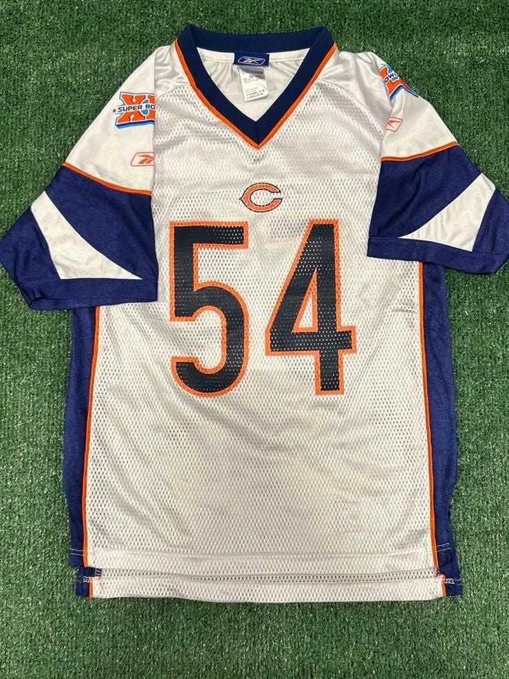Vintage Brian Urlacher #54 Chicago Bears Youth Large Super Bowl XLI Jersey 2