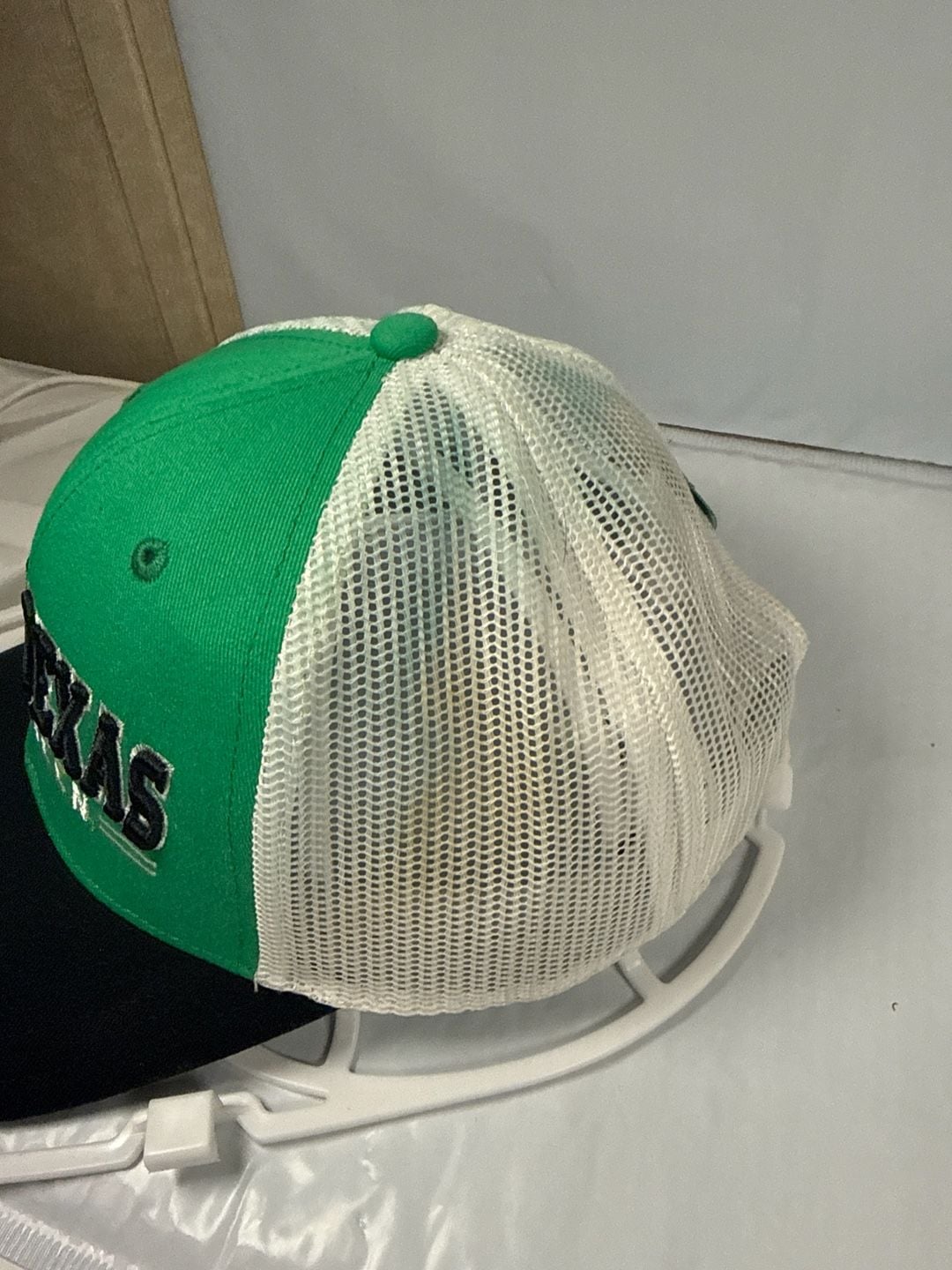 North Texas Mean Green University Snapback Trucker Hat - Green/White/Black 4