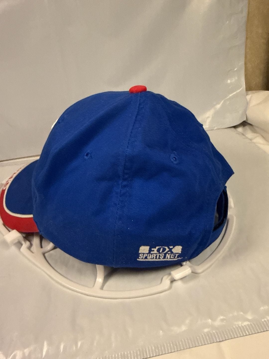 Texas Rangers Fox Sports Net x Progressive Promo Strapback Hat 5