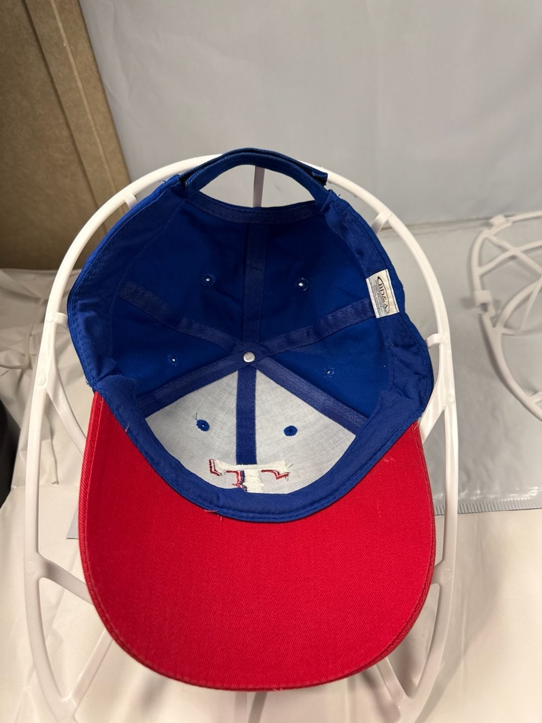Texas Rangers Fox Sports Net x Progressive Promo Strapback Hat 7