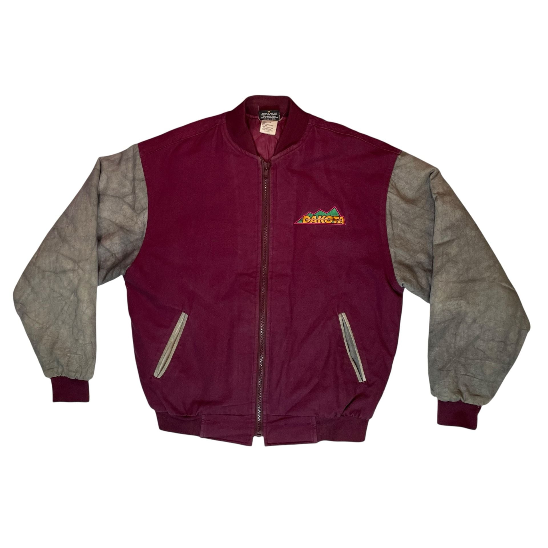 Vintage Dakota Bomber Jacket Mens M USA Made Workwear Canvas 3