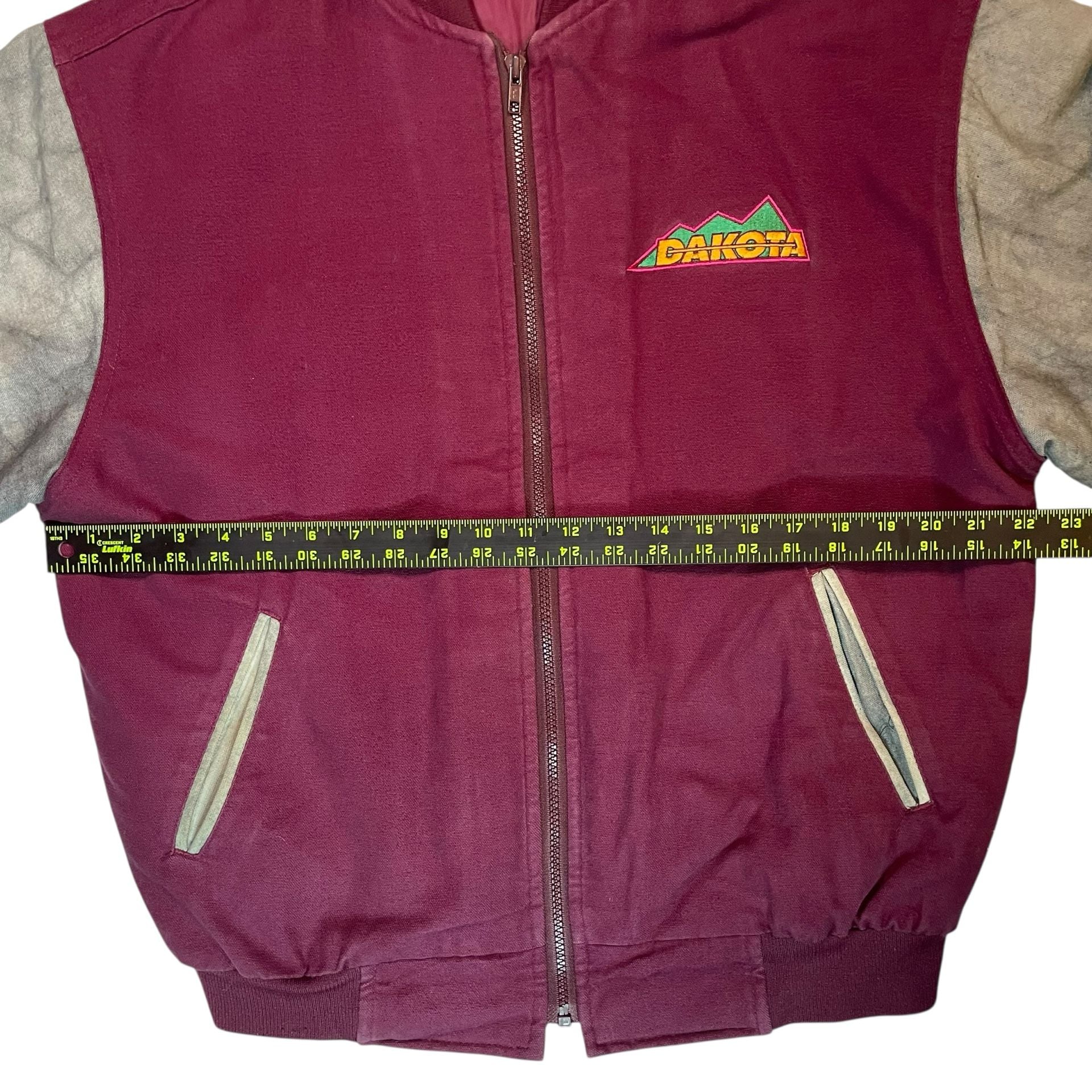 Vintage Dakota Bomber Jacket Mens M USA Made Workwear Canvas 4