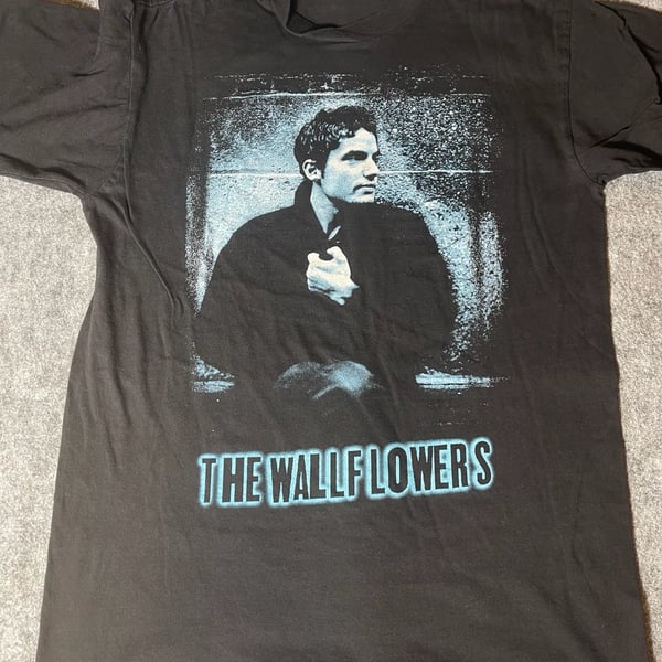 Vintage Giant Label - THE WALLFLOWERS Concert Tour (LG) T-Shirt JACOB DYLAN