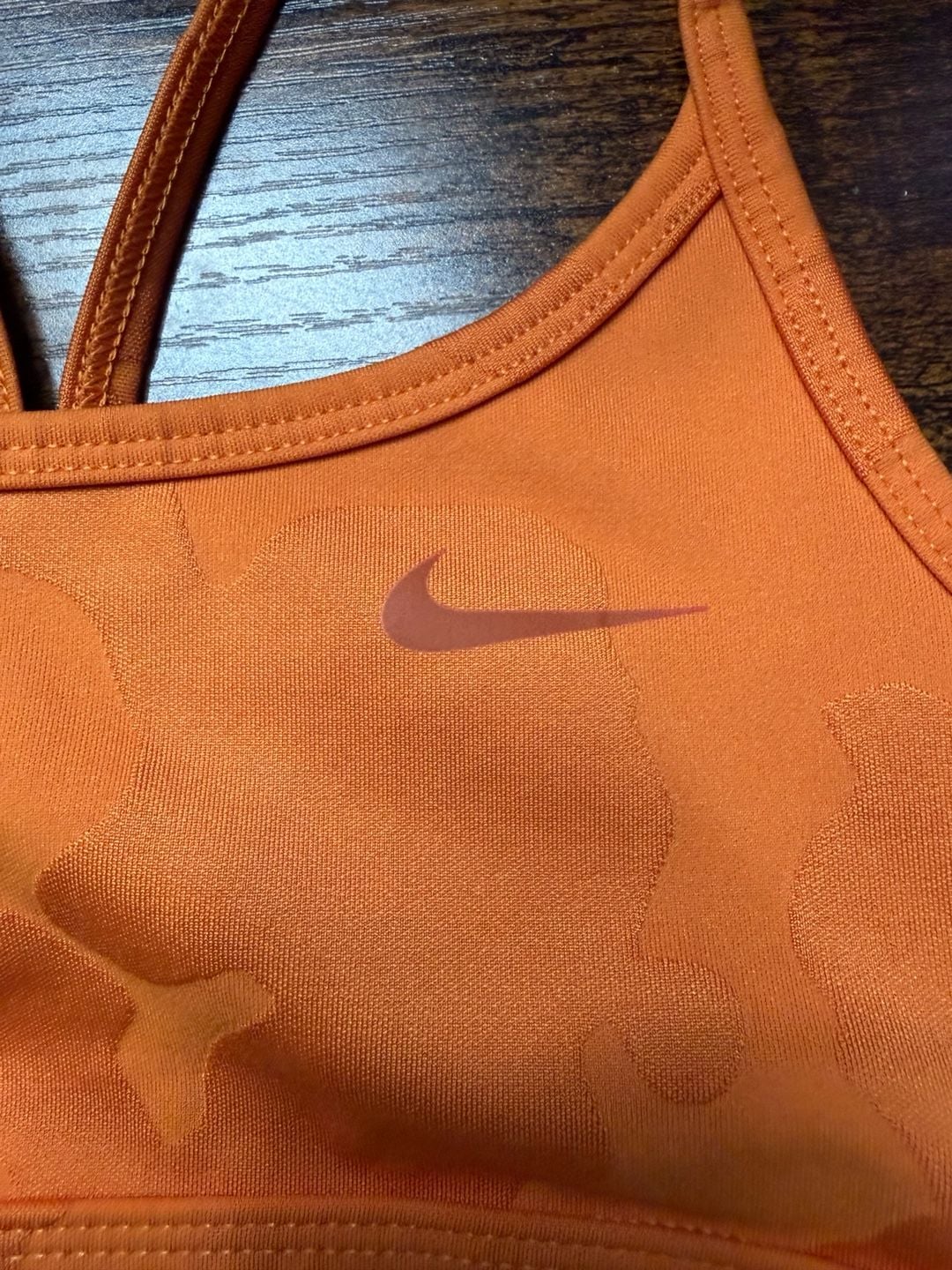 Nike Girls' Dri-FIT Indy Sports Bra Lot of 2 Camo Print Orange & Green Size Medium 8