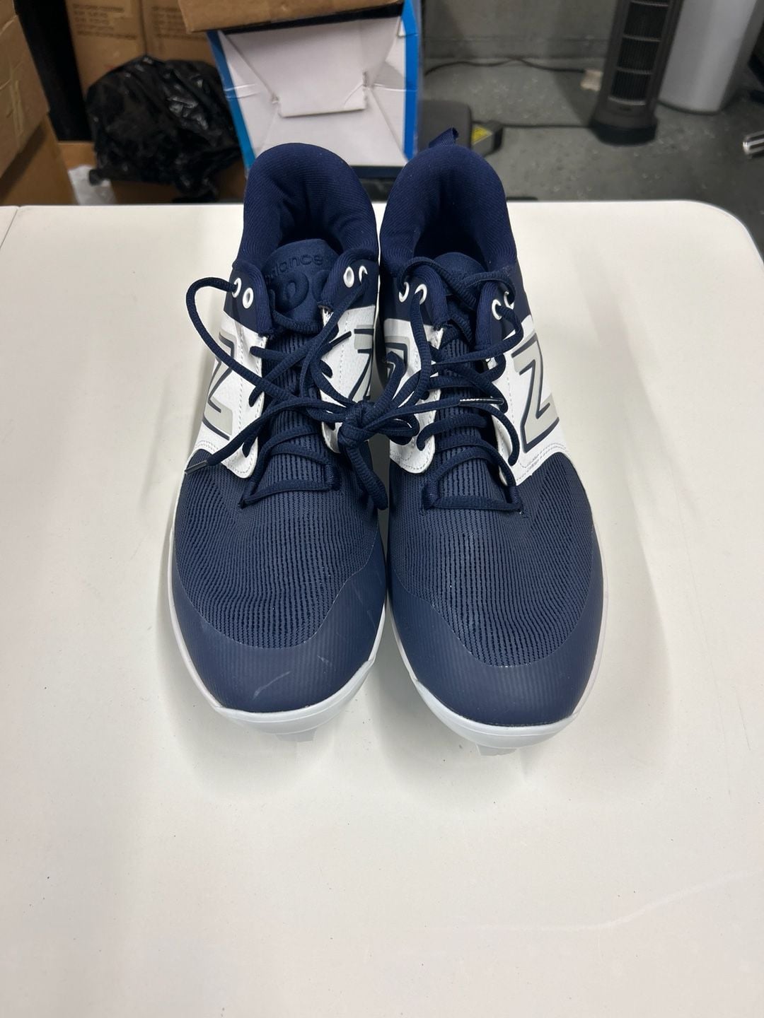 New Balance Fresh Foam 3000 v6 Molded Low Baseball Cleats Navy White 2