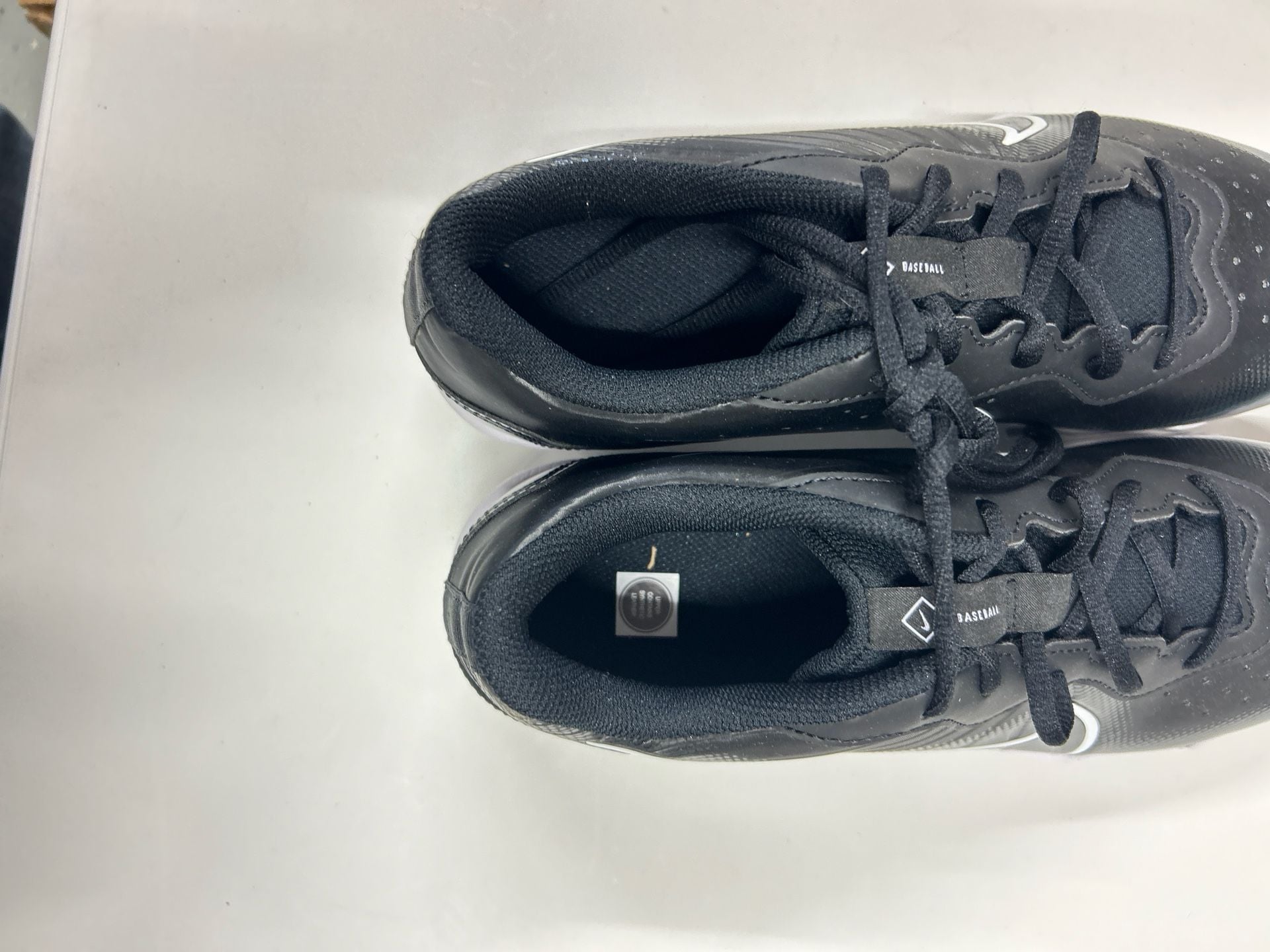 Nike Alpha Huarache Keystone 4 Low Baseball Cleats Men's Size 9 Black and White DJ6524-001 5