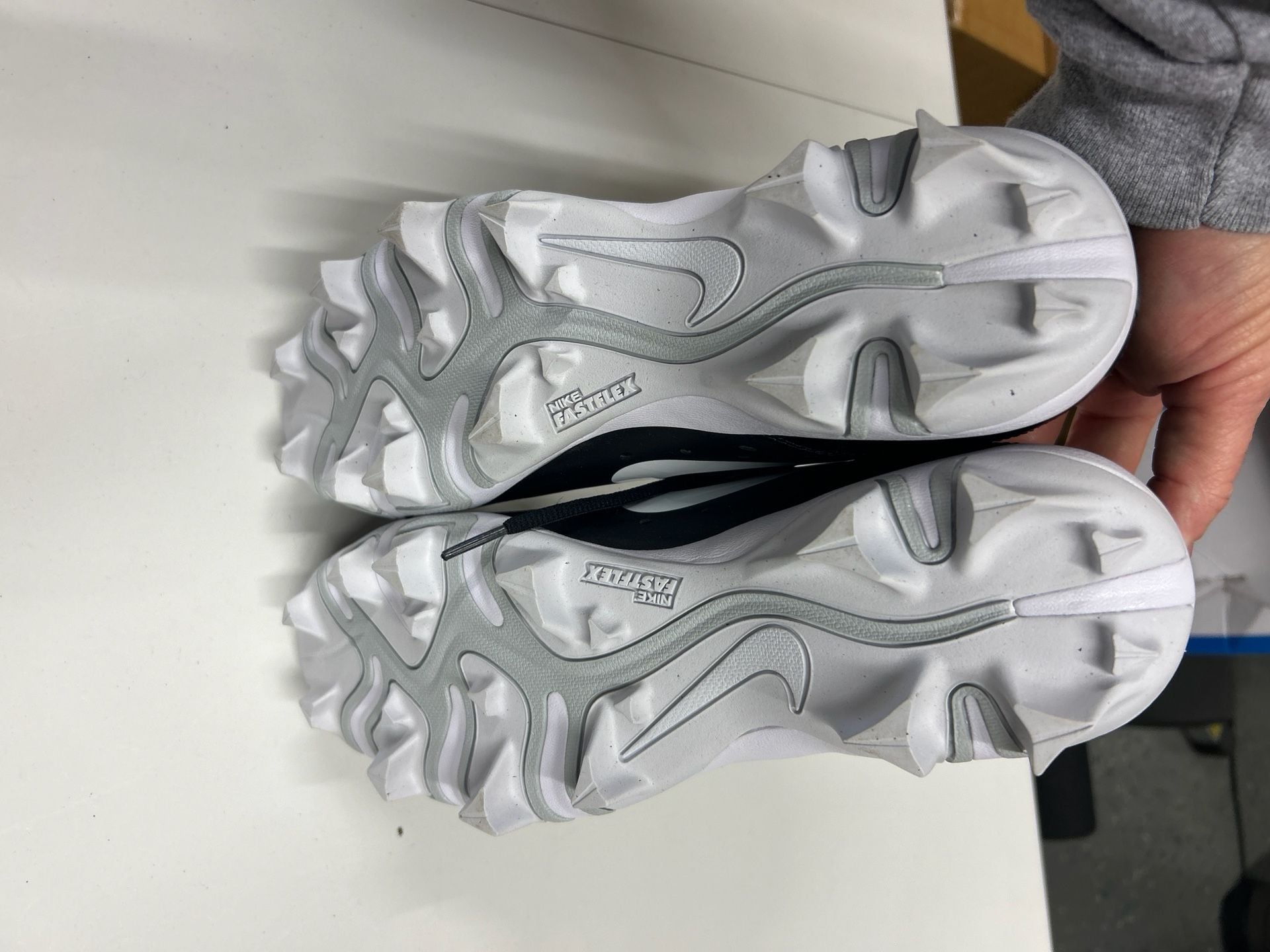 Nike Alpha Huarache Keystone 4 Low Baseball Cleats Men's Size 9 Black and White DJ6524-001 7