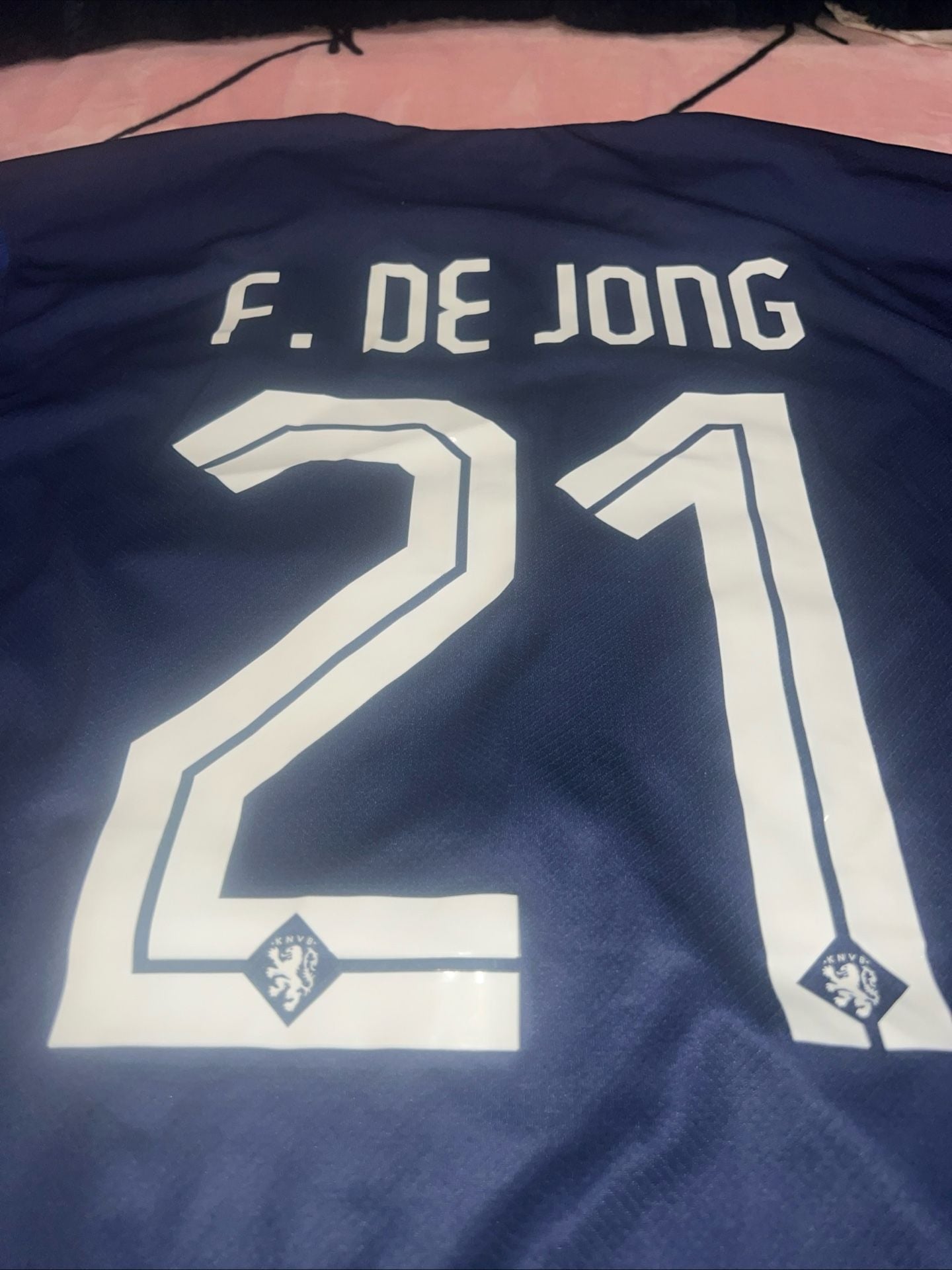 Nike Netherlands 2024 Away Soccer Jersey #21 Frenkie De Jong Size 3XL 11