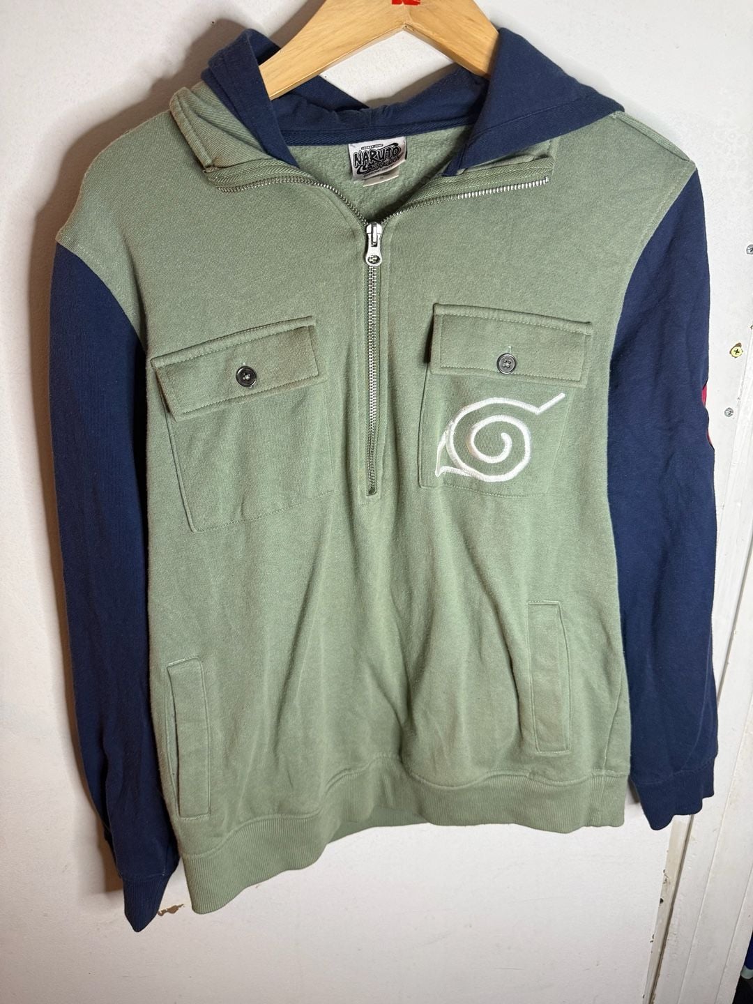 Naruto Shippuden Kakashi Hatake Cosplay 1/4 Zip Hoodie 2