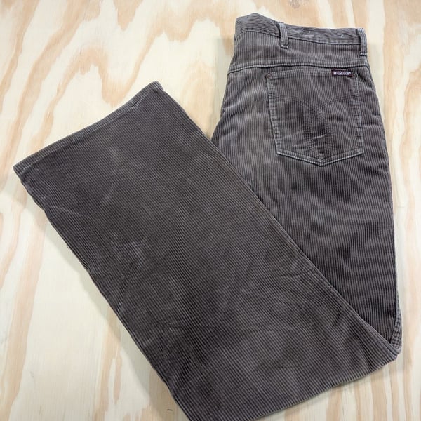 Vintage McGregor Brown Corduroy Pants, Men's Size 36 - Retro Wide Wale