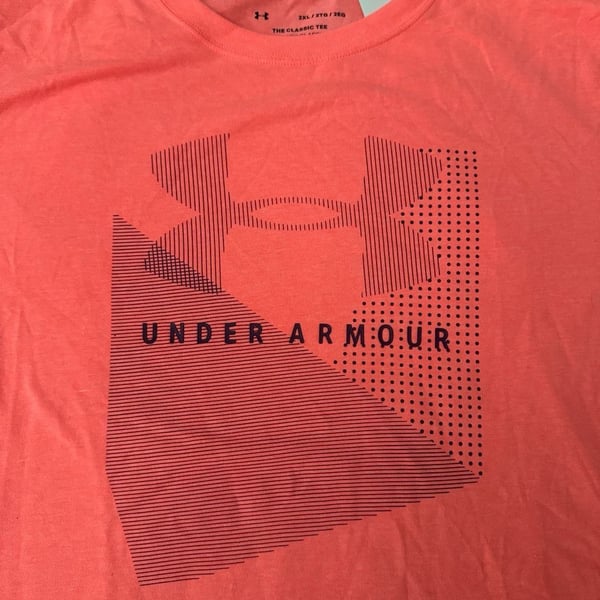 Under Armour HeatGear Classic Graphic Tee Orange 2XL