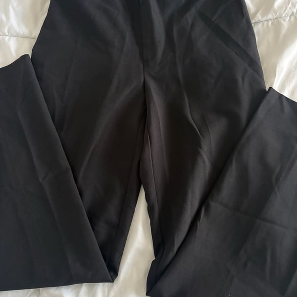 AGB Byer California Black High-Rise Side-Zip Trousers Size 6