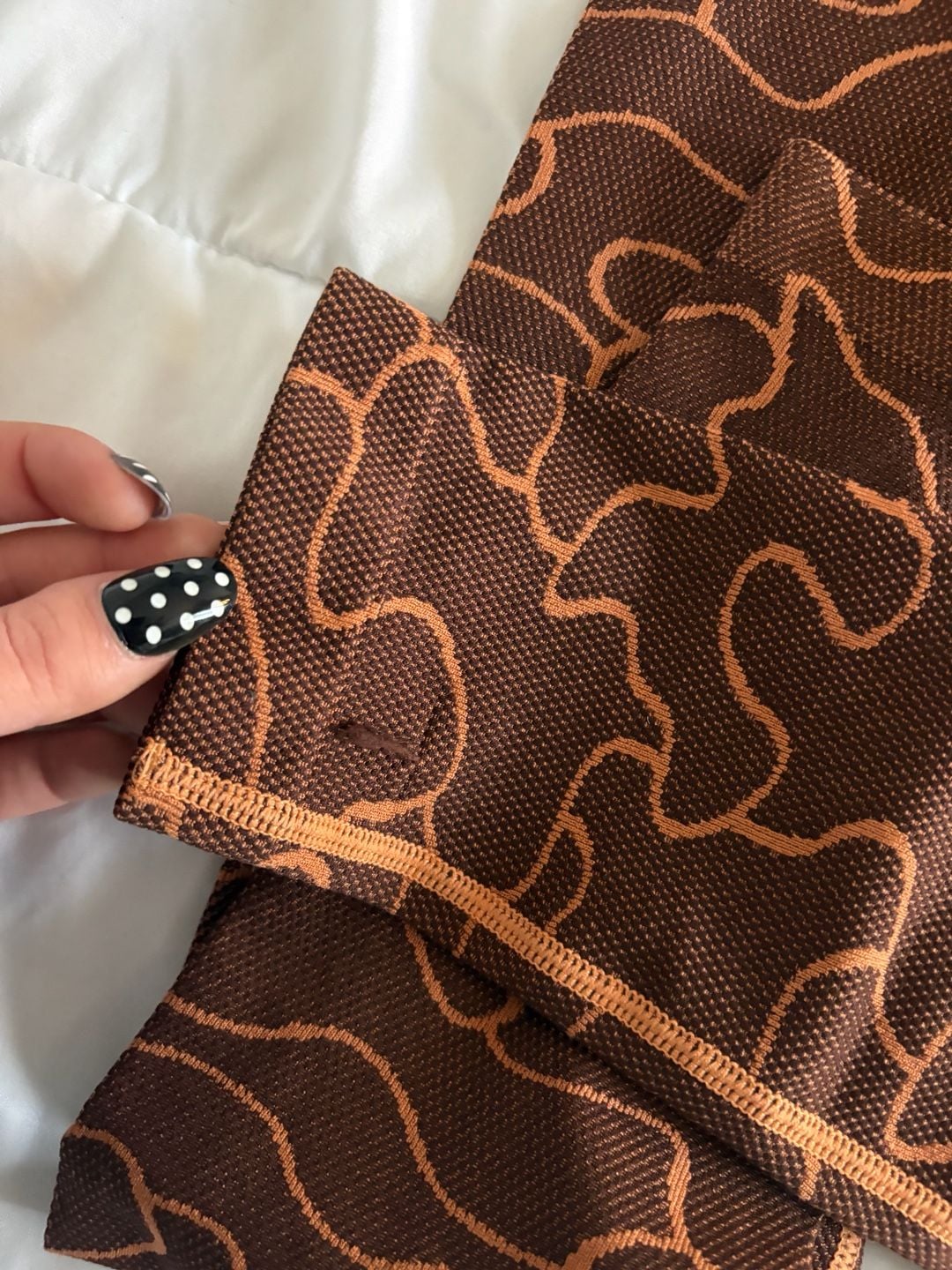 ECHT Arise Camo Seamless High Waisted Leggings in Brown 4