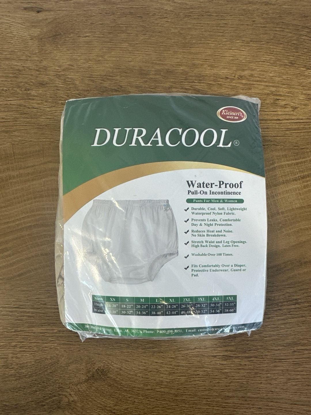 Kleinert's DuraCool Waterproof Pull-On Incontinence Pants, underwear 1
