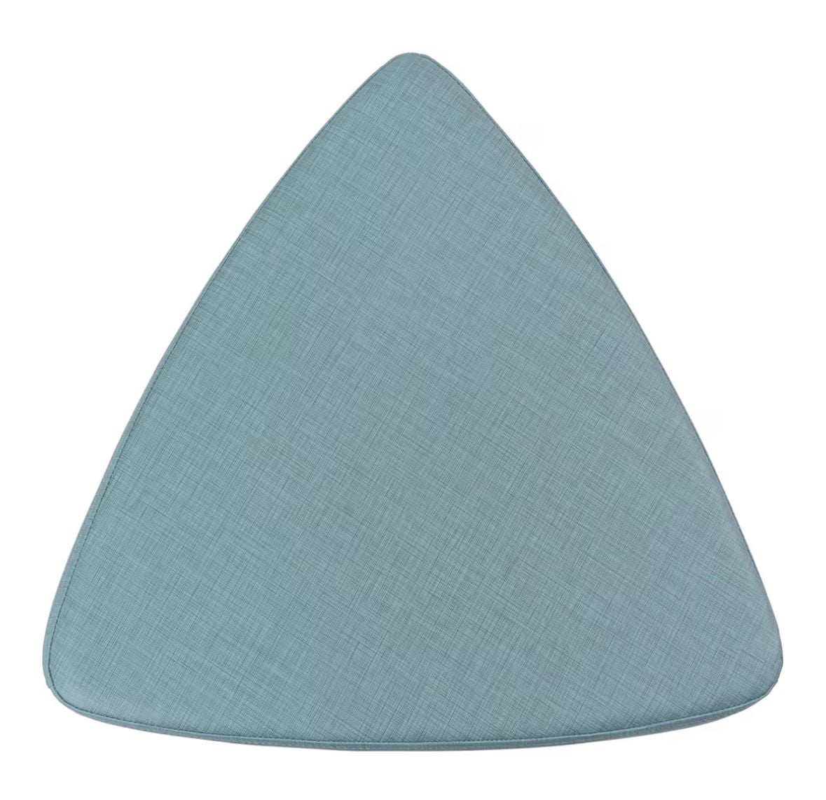 FDP Pro Series Upholstered Rounded Triangle Ottoman Modern Furniture - Sky Blue 3