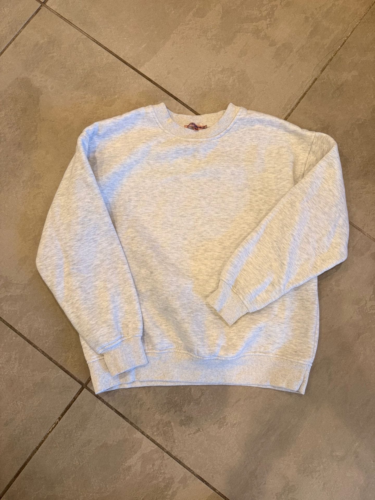 Bailey Rose 1-800-Smile Yellow Smiley Face Graphic Crewneck Sweatshirt 5