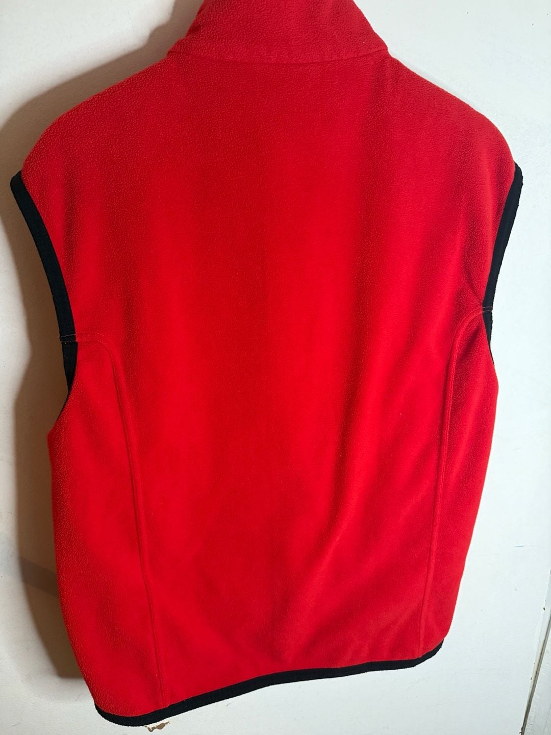 Vintage 90s Nike ACG Therma-Fit Fleece Zip-Up Vest Red Men's Large 8