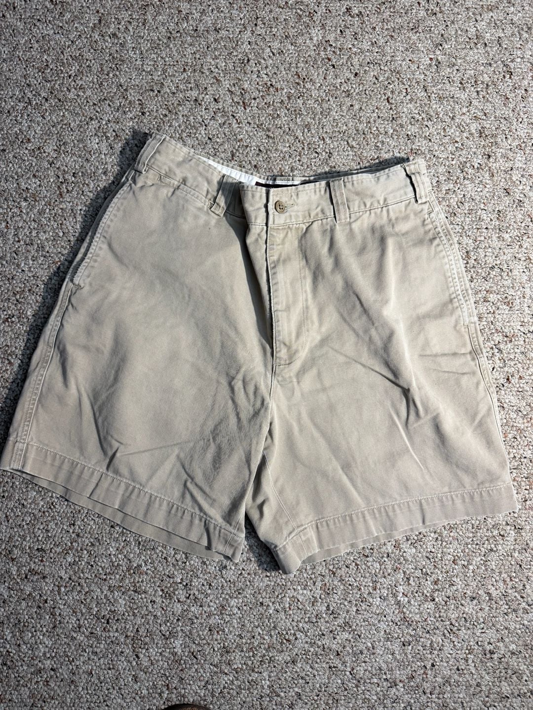 Vintage Abercrombie & Fitch Durable Goods Men's Chino Shorts Size 32 Beige 5