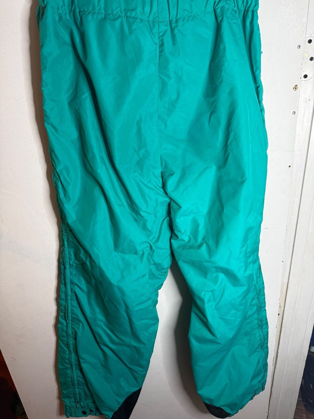 Vintage 90s Columbia Sportswear Teal Nylon Ski Snow Pants Mens XL 8