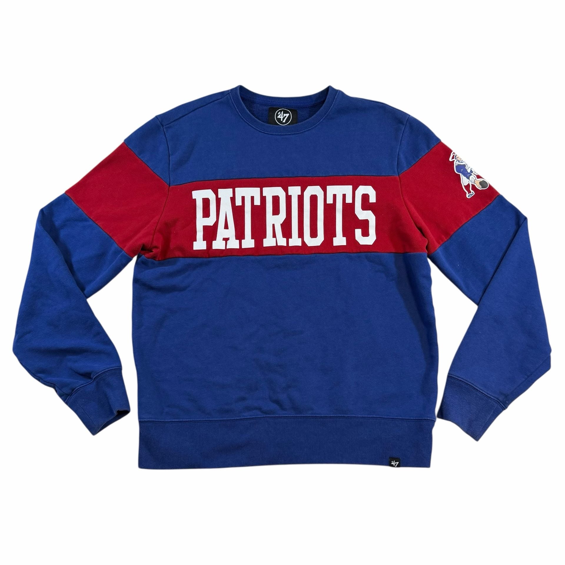 New England Patriots '47 Brand Legacy Interstate Crew Neck Sweatshirt 1