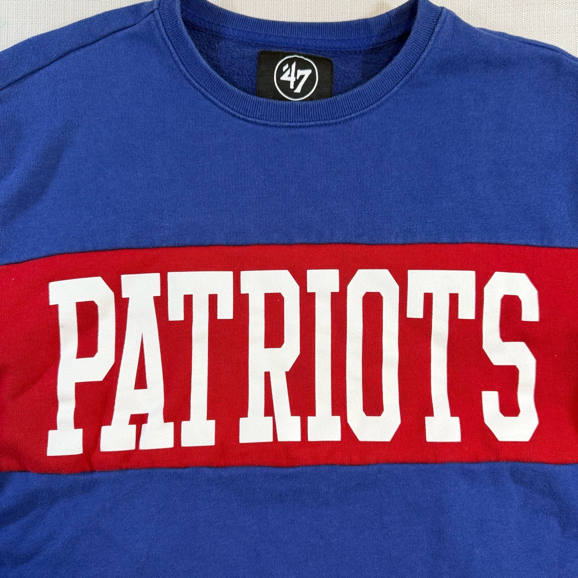 New England Patriots '47 Brand Legacy Interstate Crew Neck Sweatshirt 3