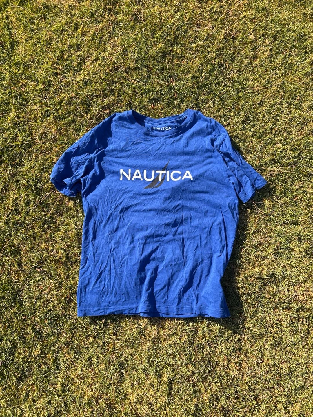 Nautica Men's Blue Logo Graphic Sleep T-Shirt Size XL 1