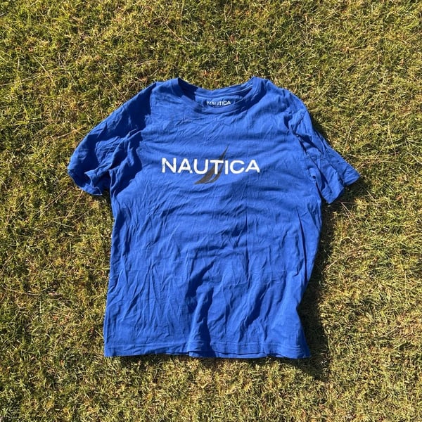 Nautica Men's Blue Logo Graphic Sleep T-Shirt Size XL
