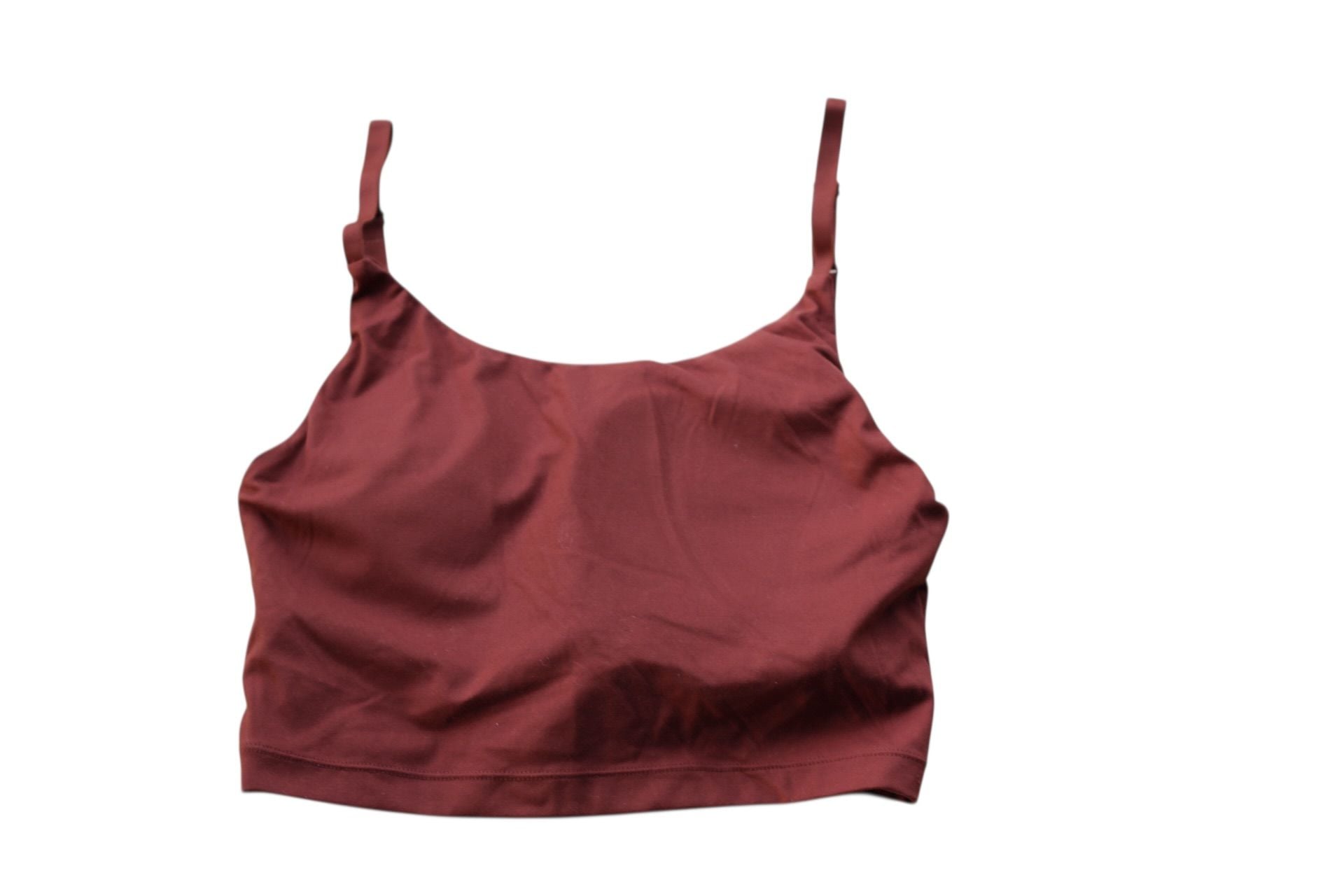 Alphalete Alphalux Slim Bra Tank in Burgundy 2
