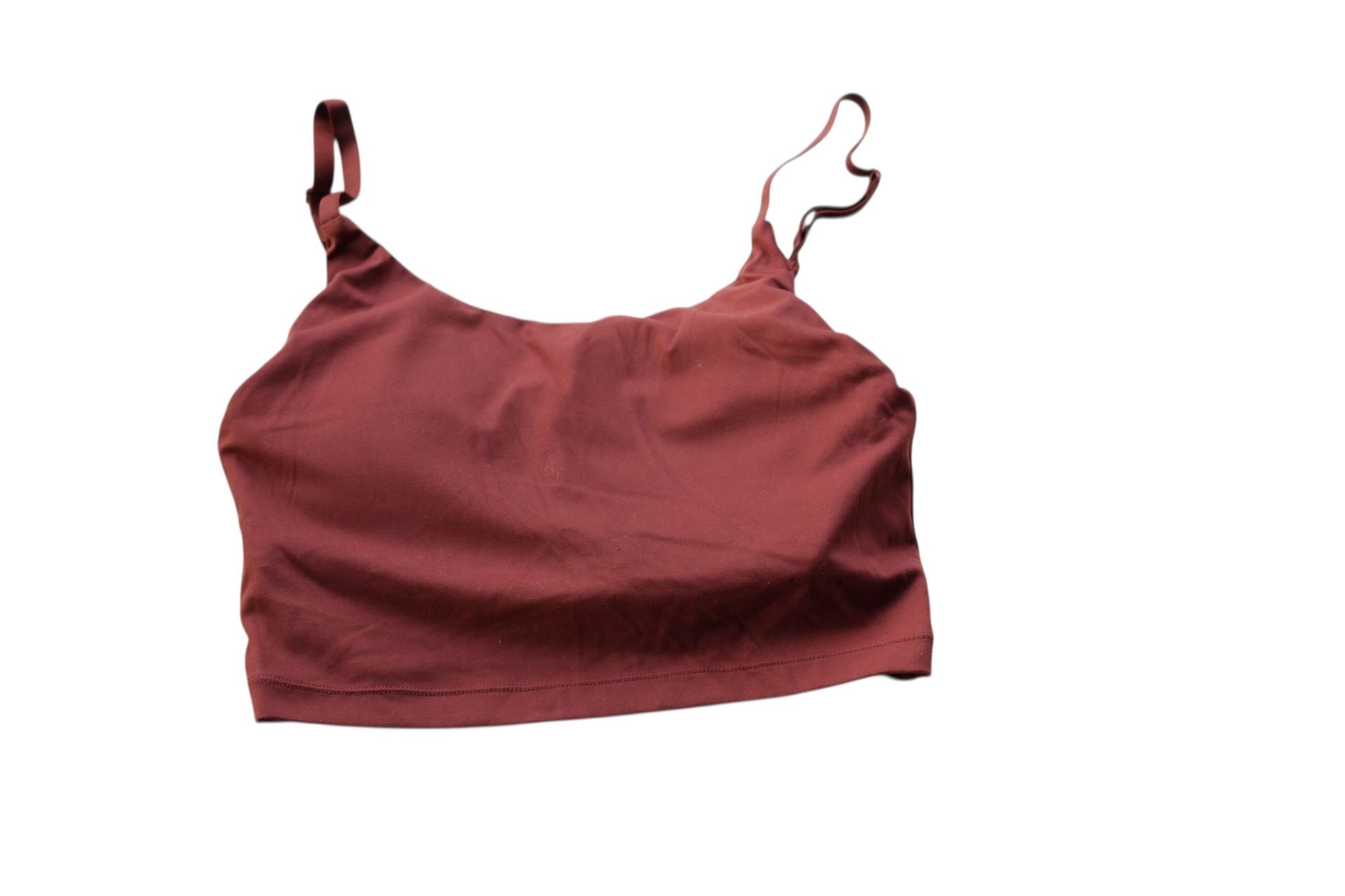 Alphalete Alphalux Slim Bra Tank in Burgundy 3