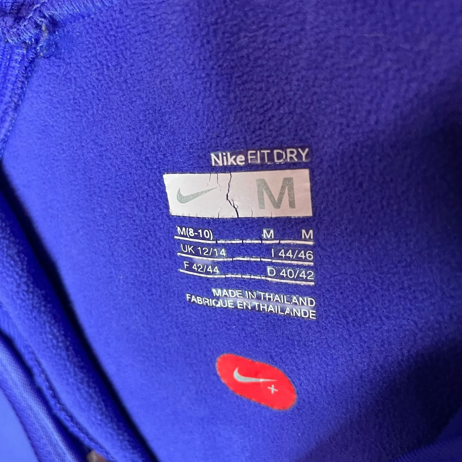 Nike Fit Dry Hoodie Womens M Purple 1/4 Zip Athletic Pullover 8