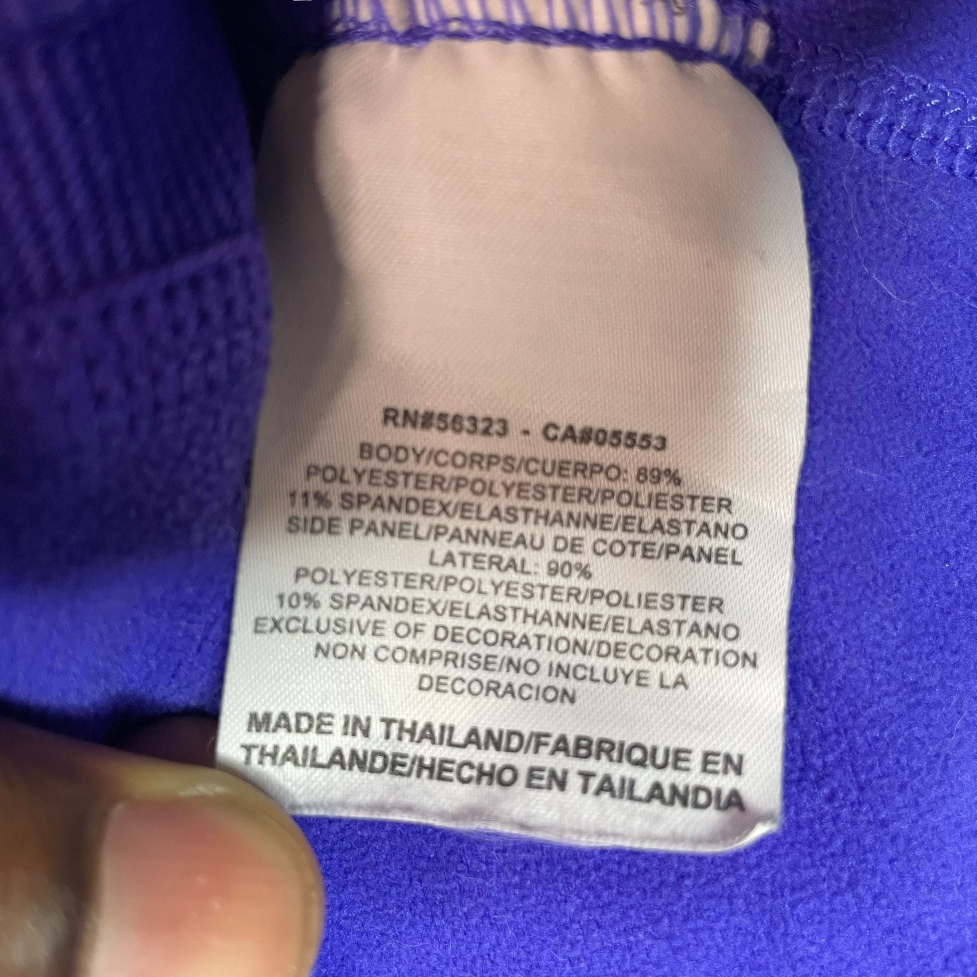 Nike Fit Dry Hoodie Womens M Purple 1/4 Zip Athletic Pullover 9