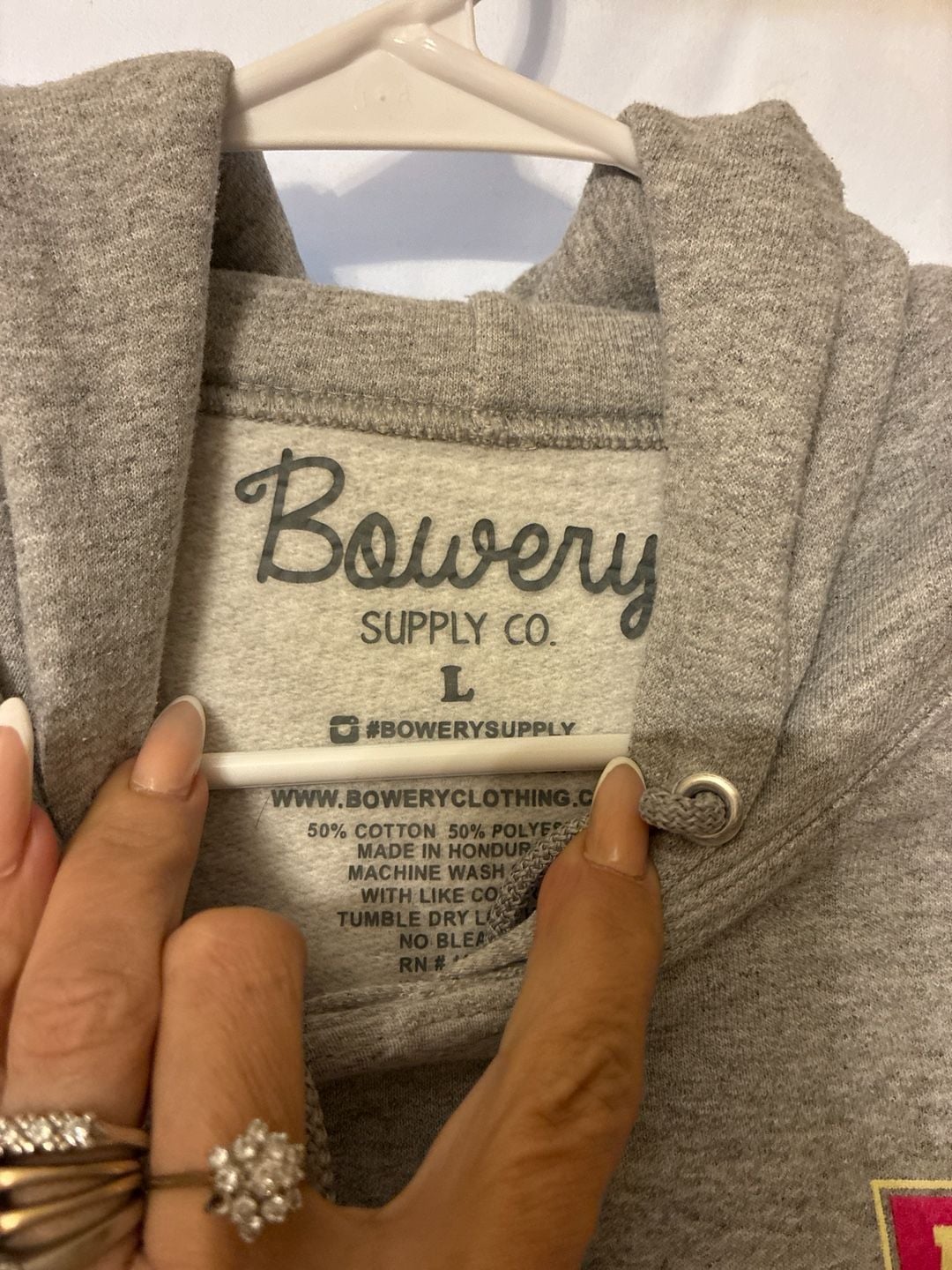 Bowery Supply Co. Acadia National Park Graphic Hoodie Heather Gray Size L 3