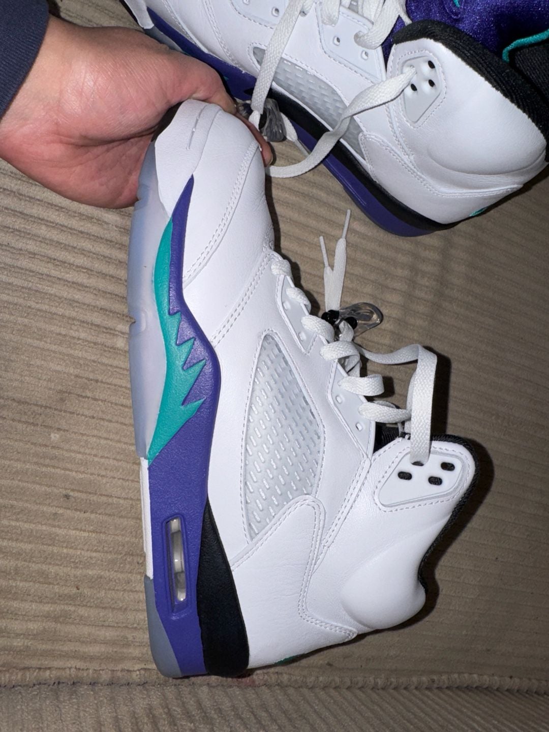DS NIKE AIR JORDAN 5 V GRAPE 2013 FRESH PRINCE sz 9.5 iv xi xiii iii presto max 2